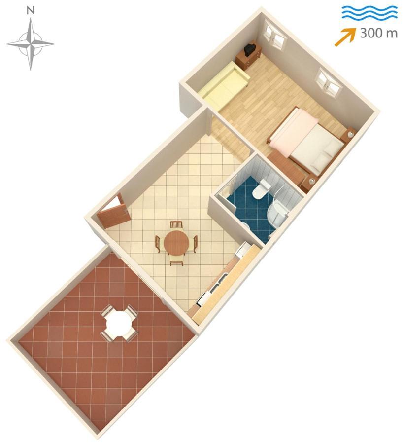 Apartments With A Parking Space Tkon, Pasman - 6216 ภายนอก รูปภาพ